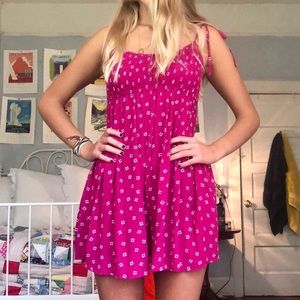 Urban Outfitters Tie Shoulder Romper 🌷